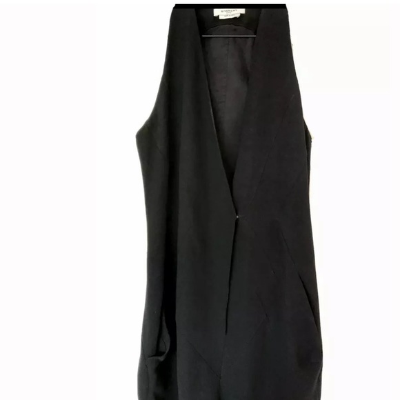 Givenchy Classic BLACK Sleeveless V Neck Jumpsuit - Picture 7 of 12